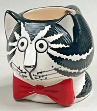 NOS Vintage The Tastesetter By Sigma Red Bowtie Cat Mug Designed by B. Kliban