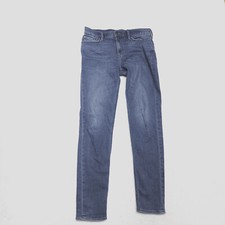 Banana Republic Men's Size 34x36 Blue Slim Straight Dark Wash Stretch Denim Jean