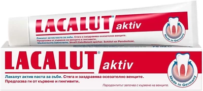 Acl Lacalut Toothpaste Aktiv 2 X 75Ml by Ger