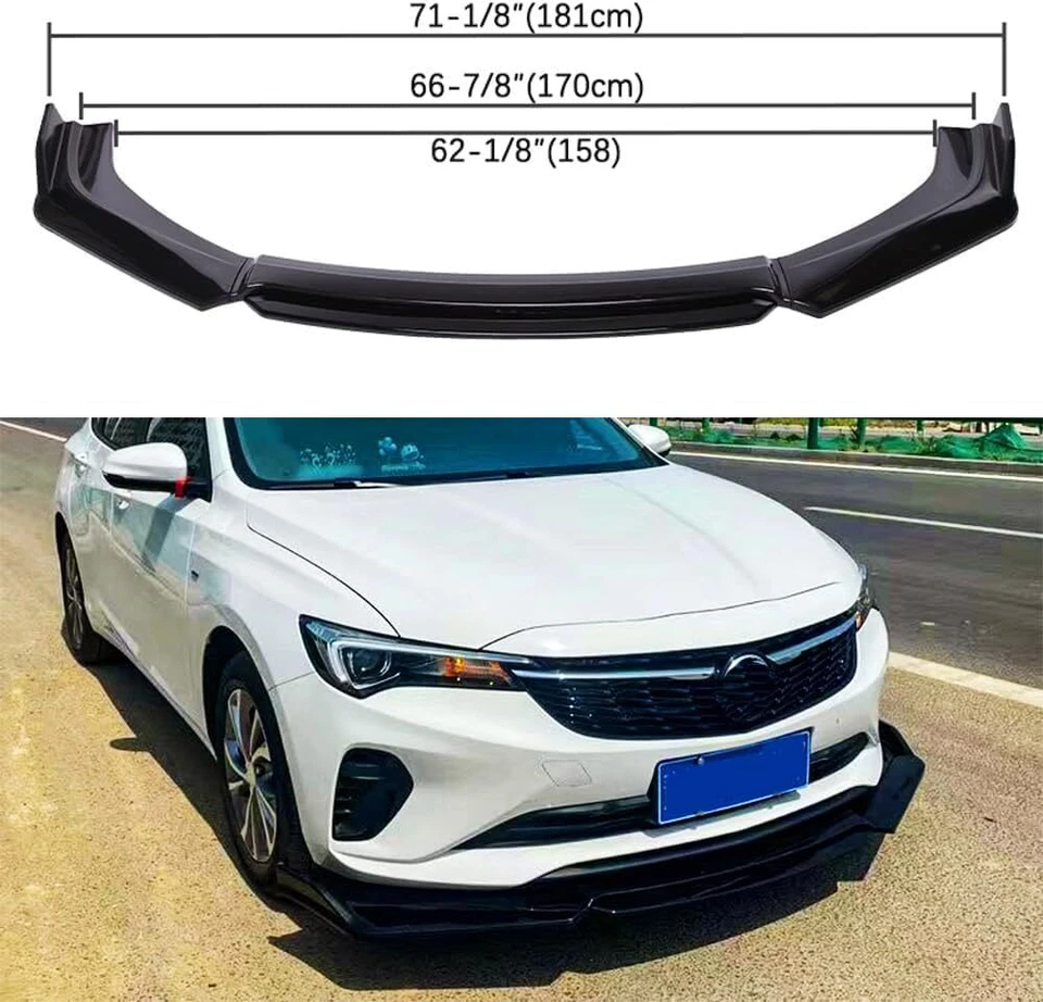 For Toyota Prius Front Bumper Lip Spoiler Splitter Side Skirt Rear Strut Rod - Imagem 4 de 4