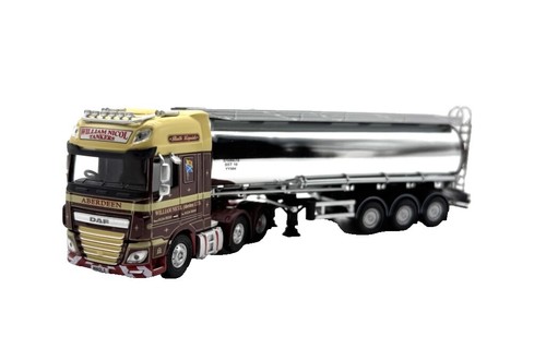 Camion DAF Torpedo Front Trekker Tematoys Lion Car - Diecast 24cm - Jaune/Bleu