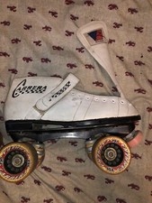 Carrera Speed Skates Size 8 Leather Vintage 95A Hyper Wheels Fast Bearings