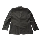 Versace Collection Cappotto Sportivo Blazer Giacca Due Bottoni Uomo 44 Marrone 100% Lana