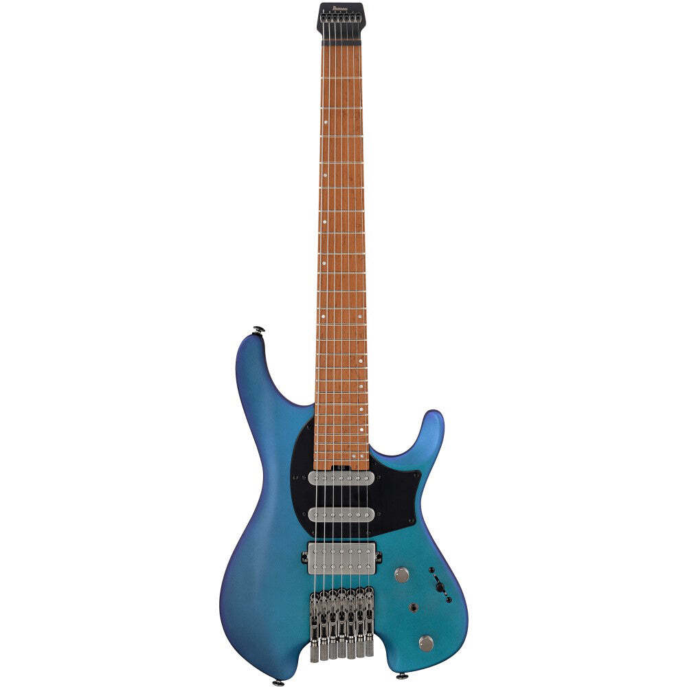 【yuyu】ibanez q547 bmm Ibanez Q547-BMM Q Series Headless 7-String Electric Guitar, Blue