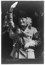8" x 10" Benito Mussolini,Italian politician