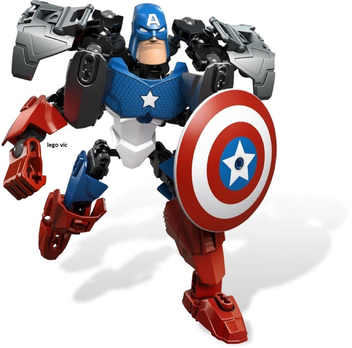 Lego 4597 Super Heroes Captain America complet de 2012 notice