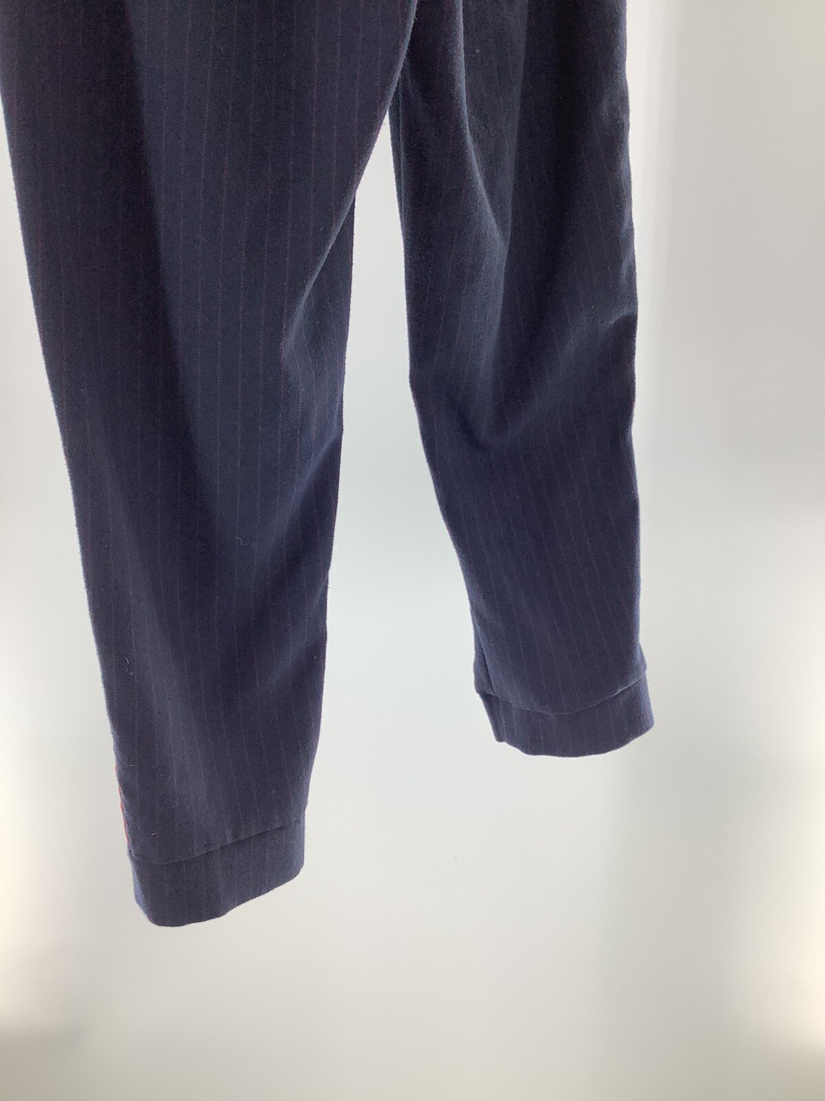 Zara Basic Collection S blue pull on pants with r… - image 8