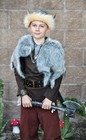 Barbarian Viking Boy Sz 10YR Costume Halloween Complete Outfit Hat — photo 2