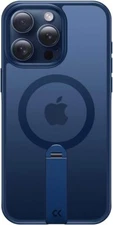 CASEKOO iPhone 15 Pro Case, 360° Spin Stand, MagSafe, Mil Prot, Blue