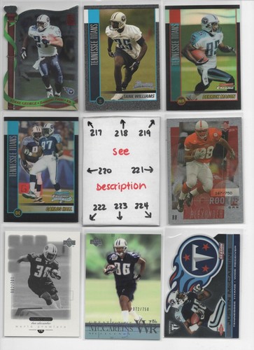 Tennessee Titans #2 Serial #'d Rookies Jerseys Autos YOUNG MCNAIR GEORGE LEWAN - Picture 173 of 193