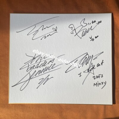 2NE1 サイン 2NE1 GROUP AUTOGRAPHED SIGNED CARD BOARD K-POP COLLECTION 2024 | eBay