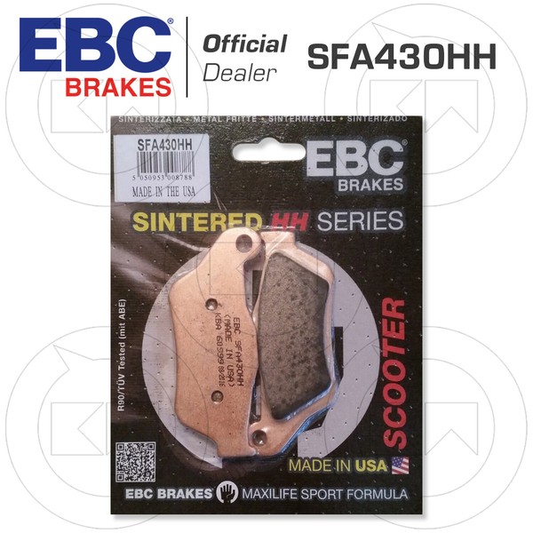 Vordere BremsbeläGe Ebc Sinter SFA430HH FüR Mbk Skycruiser 125 2008 2009-image