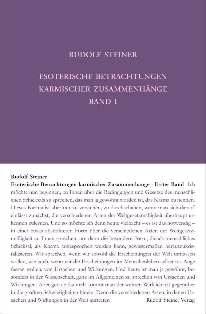 Thumbnail - Esoterische Betrachtungen Karmischer Zusammenhänge | Rudolf Steiner |