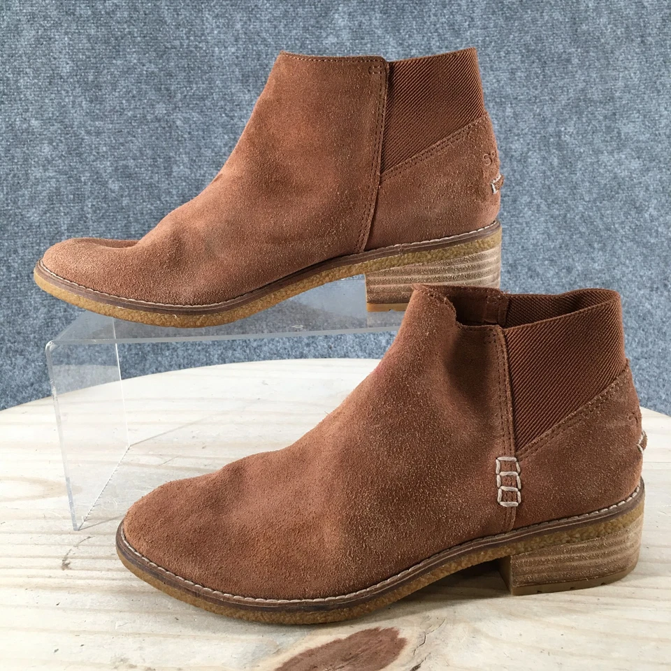 Botas Sperry Top Sider Mujer 6.5 M Maya Lani Tobillo Chelsea STS82122 Marrón Foto 2 de 4