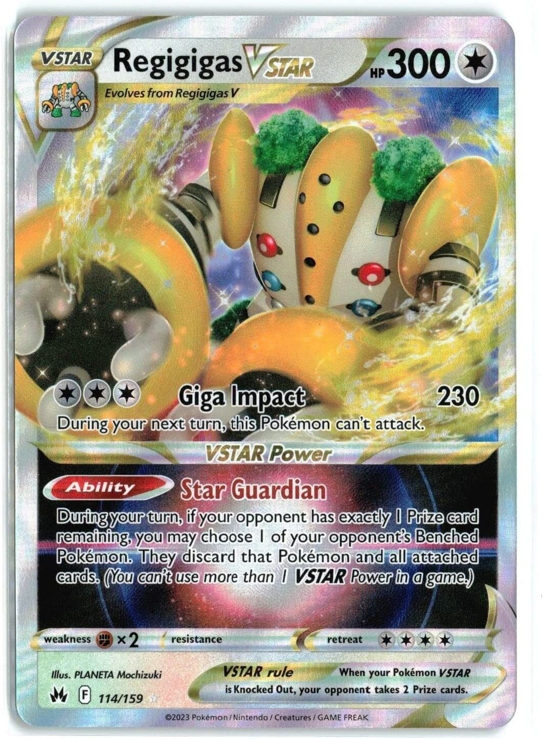 Carte Pokemon carta Pokémon card Regigigas V Astro 114/159 - Vinted