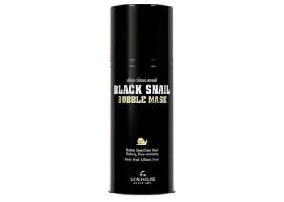 Black snail bubble mask