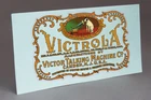 PRE CUT BIG RECTANGULAR VICTROLA PHONOGRAPH WATER SLIDE DECAL for  RESTORATION