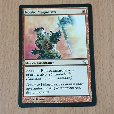 Magic The Gathering - Furto Magnetico - Carta Uncommon Da Fifth Dawn (5DN)