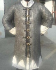 flat rivited with warser shirt chainmail half sleeve oiled