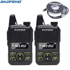 2 PCS BAOFENG BF-T1 MINI Kids BF T1 Walkie Talkie UHF 400-470mhz 20CH Radio
