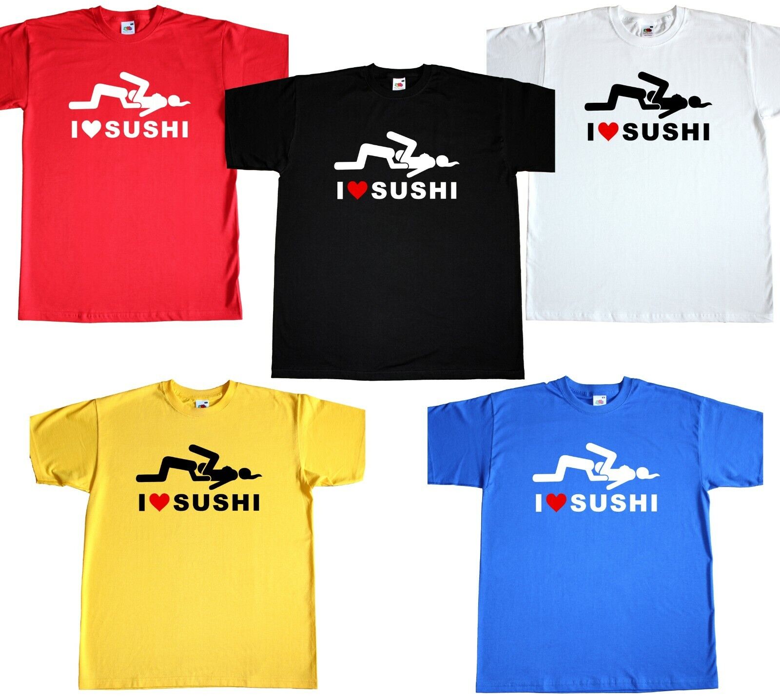 Fun Cult T-Shirt T-Shirt - I Love Sushi picture