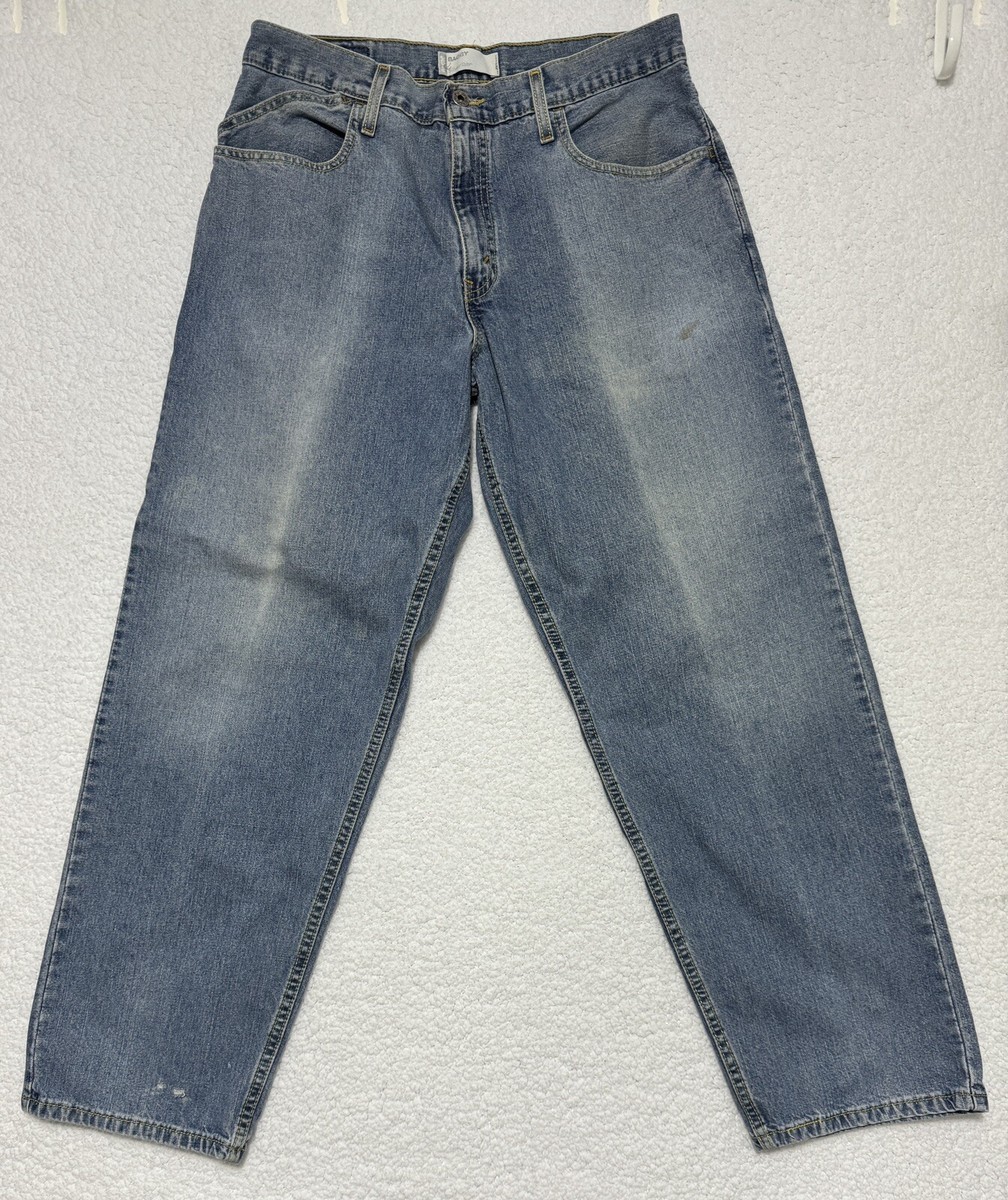 Vintage Levis Silver Tab Baggy Jeans Mens 34x30 Blue 90s Y2K