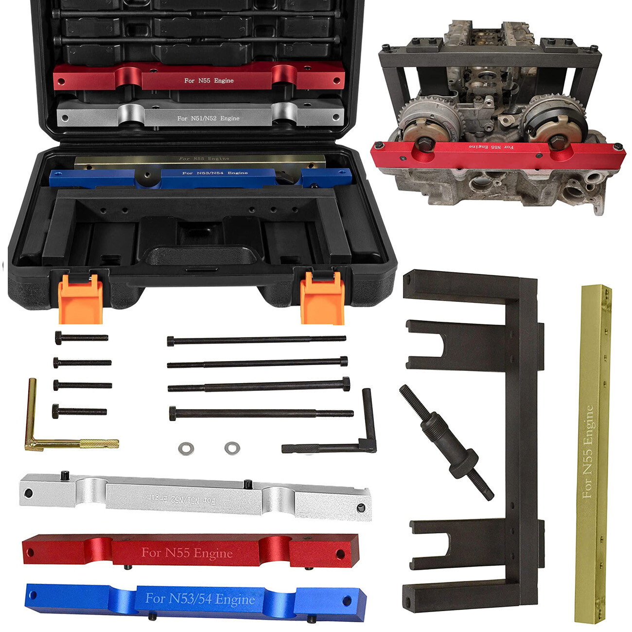 For BMW Camshaft Alignment Timing Locking Tool With Case Fit N51 N52 N53 N54 N55 eBay
