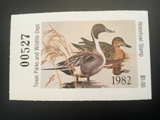ICOLLECTZONE  US Texas  1982 TX2 Duck Stamp VF NH