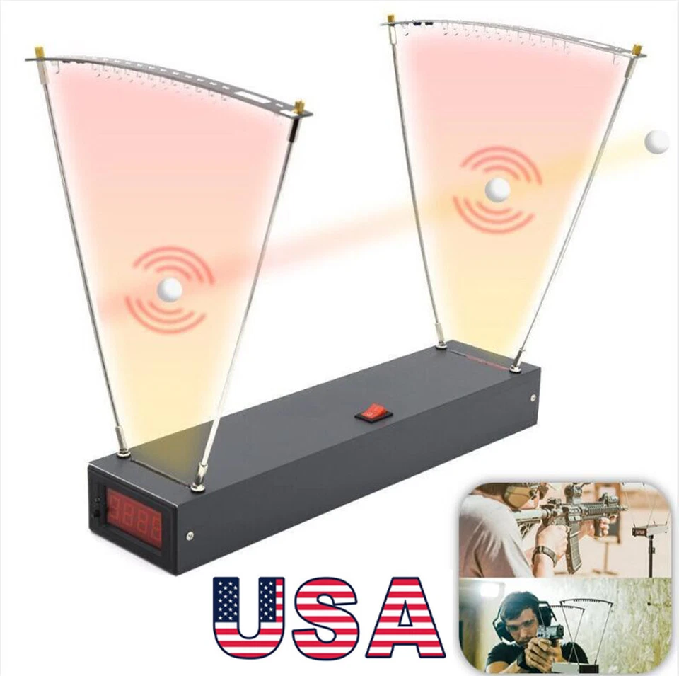 Cronógrafo de Tiro 4-6500FPS Bola Bala Medida Arco Flecha Probador de Velocidad Foto 4 de 4