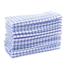 100 Cotton Kitchen Dish Cloths Scrubbing Dishcloths Sets 12pcs