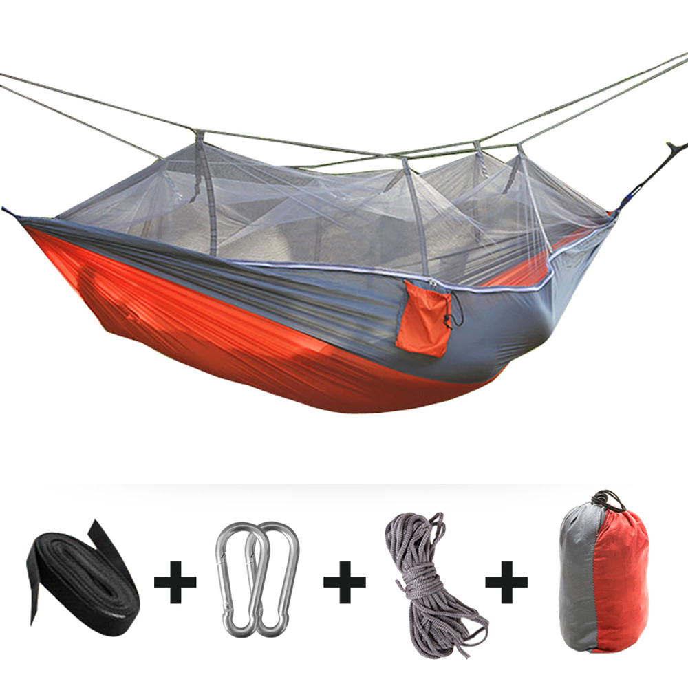 Camping Hammock Tent Mosquito Net Set 2 Person Outdoor Travel