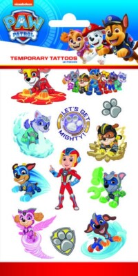 PAW PATROL - Mighty Pups Super Paws - Tattoo Pack / Tattoobilder - Neu OVP