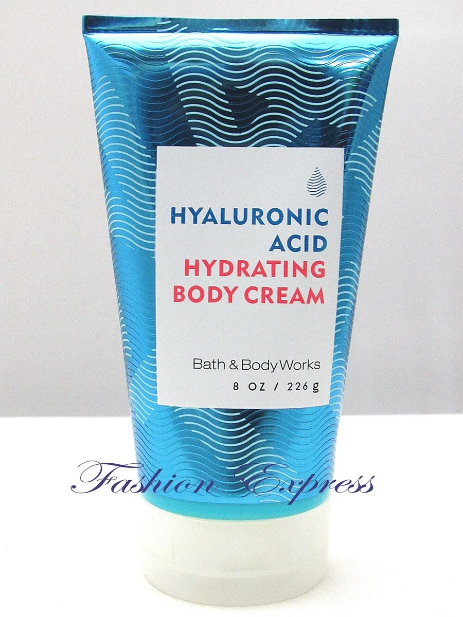BATH BODY WORKS HYALURONIC ACID HYDRATING BODY CREAM 8 OZ