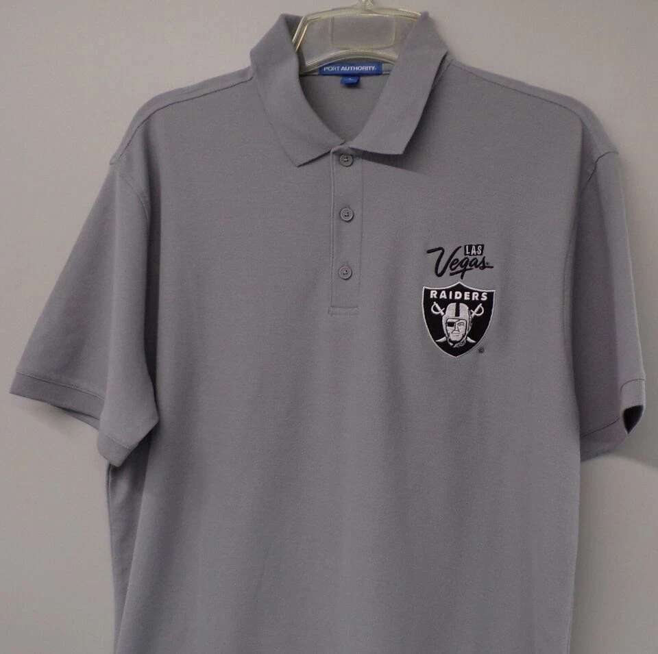 NFL Las Vegas Raiders Mens Embroidered Polo Shirt XS-6XL LT-4XL Oakland New