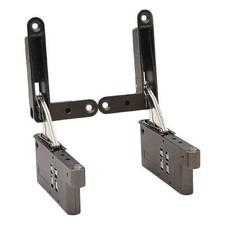 2Pcs Hidden Door Hinges 3.7x2.44x0.47inch Silent Buffer Hidden Door Hinge