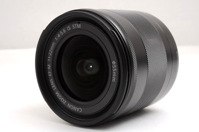 CANON EF-M 11-22mm F/4-5.6 IS STM for EOS M Black Camera