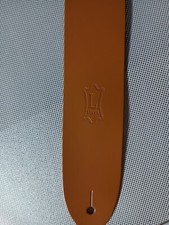 LEVY'S Genuine Suede Leather Guitar Strap Honey Brown