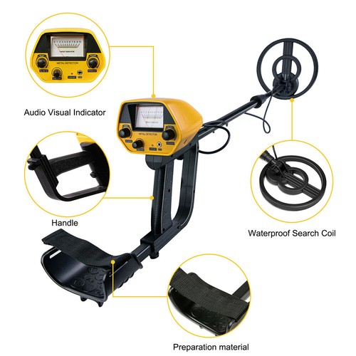 Profi Metalldetektor Gold Metal Detector Wasserdicht Tiefensonde/mit LCD Display - Bild 7 von 20