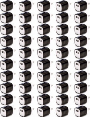 50x USB Wall Charger Power Adapter AC Home US Plug For Samsung  iPhone X 8 7 6