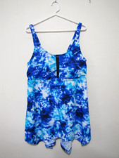 Women's Swim 365 Handkerchief Swim Longer-Length Tankini Top Plus Size 18