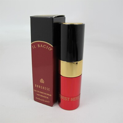 Il BACIO by Borghese 12 ml/ 0.4 oz Eau de Parfum Travel Spray NIB
