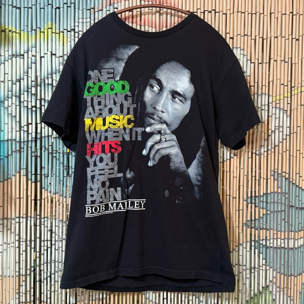 zion flagstuff listen to bob marley tシャツ FLAGSTUFF ZION LISTEN TO BOB MARLEY L/S - メルカリ