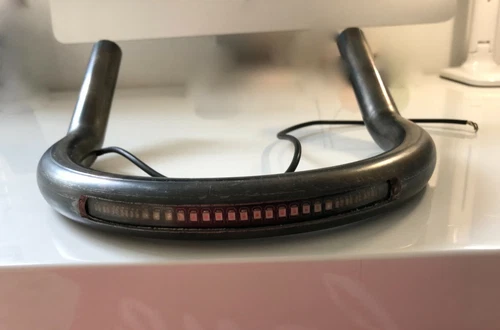 Steel Loop 25.4mm /1" Motorcycle Bike + LED Light Strip for Brat Cafe Racer UK  