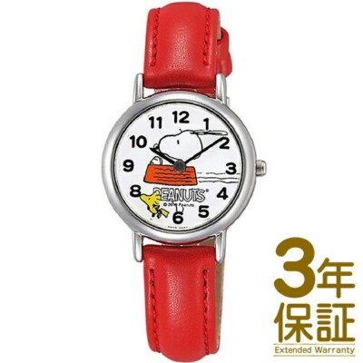 Citizen Q&Q P003-324 Peanuts Snoopy Analog Watch Wristwatch Black