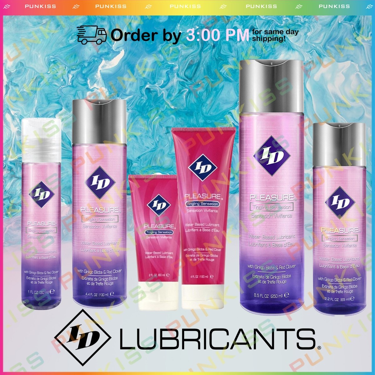 ID Pleasure Tingling Sensation Water Lubricant💋Personal Sex Lube Gel
