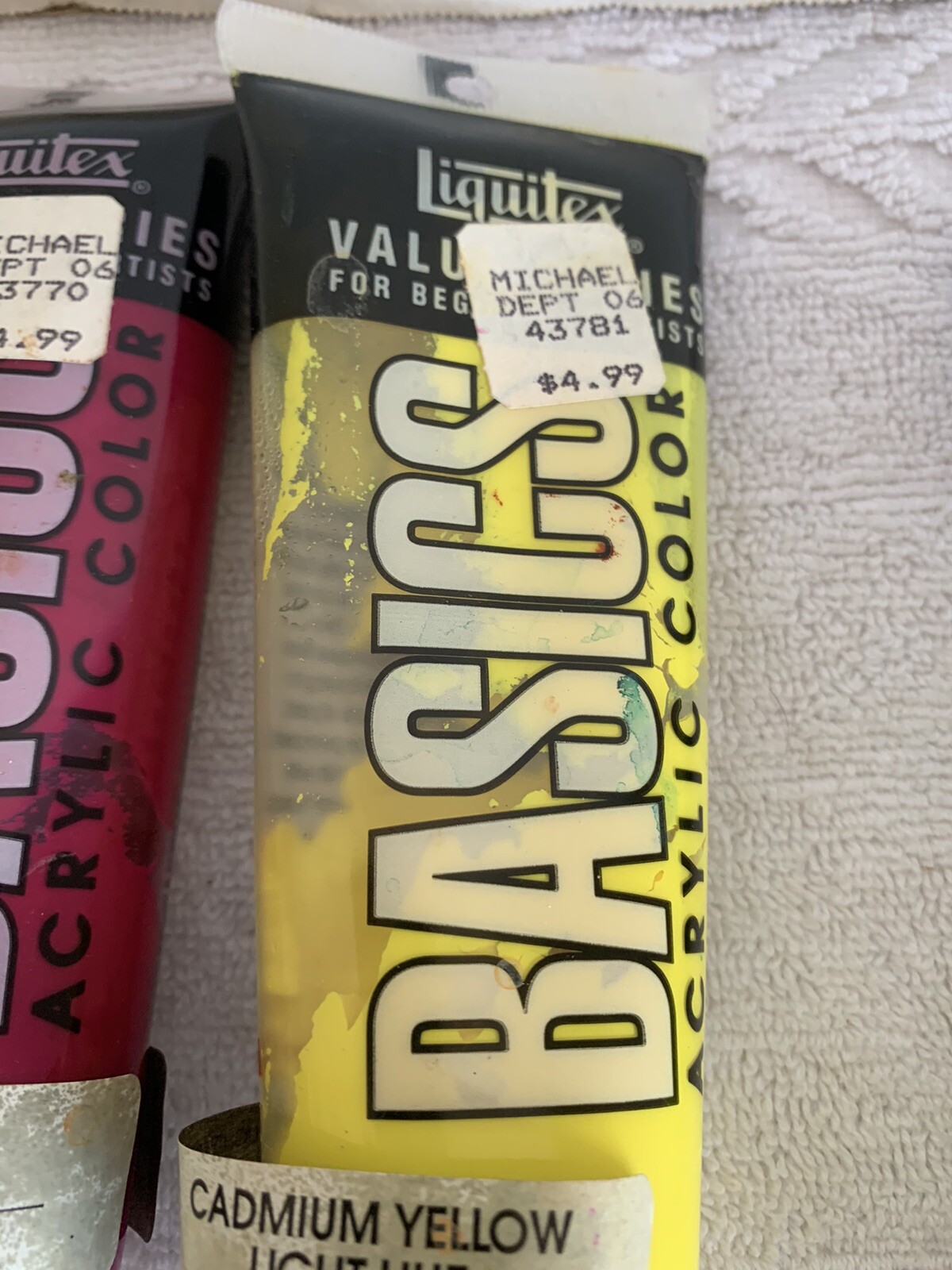 Lot of 18 Acrylic Paint Tubes 2 & 4 oz tubes Liquitex, Artist's Loft