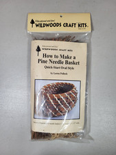 Wild Woods Craft Kits Pine Needle Basket Quick Start Oval Style