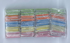 100pairs 200pcs Pedicure Soft Foam 2 tones toe separator individual warp 3 hole