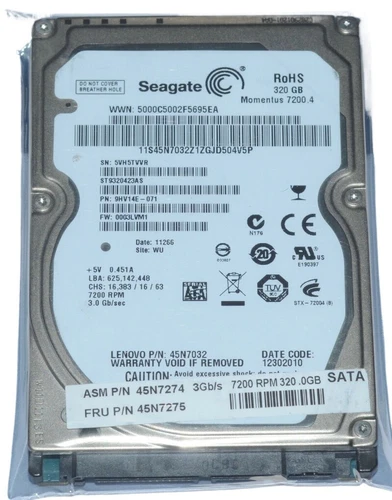 Seagate Momentus 7200.4 ST9320423AS 320GB 2.5" SATA II Laptop Hard Drive
