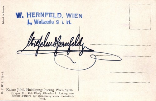Wien, Kaiser-Jub.-Huldigungsfestzug, Gruppe II, 1908 - Picture 2 of 2